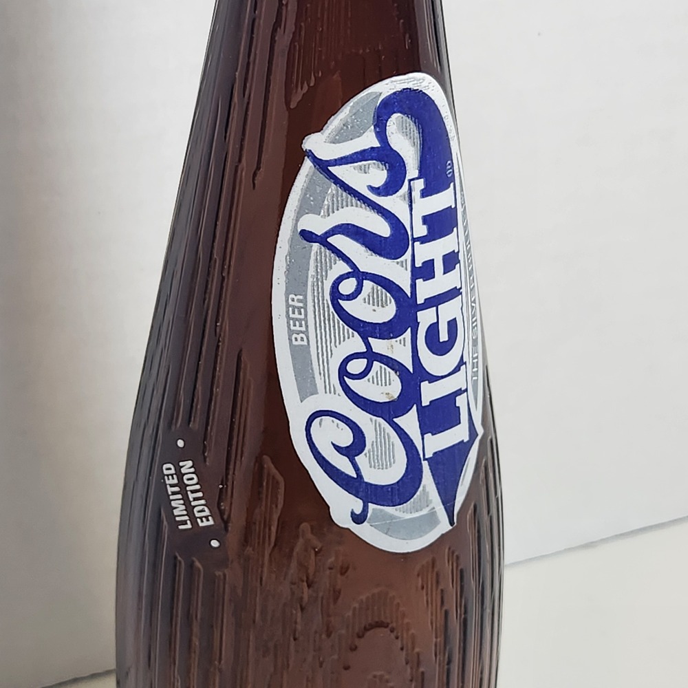 VTG Coors Light Baseball Bat Bottle Limited Edition‎ Empty No Lid Rocky Mountain - Picture 3 of 4